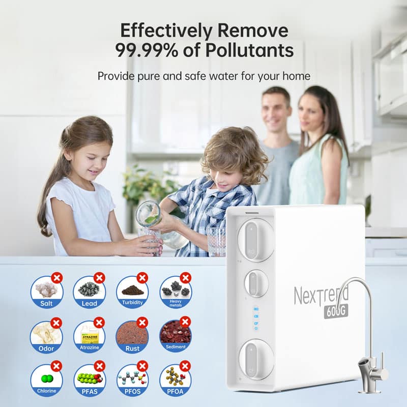 Effectively Remove99.99% of Pollutants