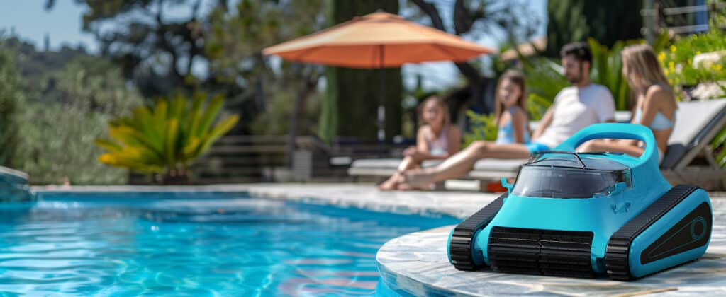 NexTrend 60V Pro Blue pool vacuum for above ground