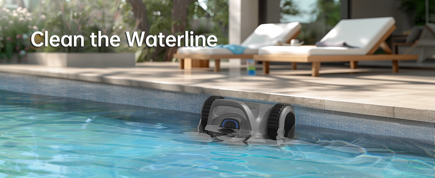sat0004 inground pool cleaners - Clean the Waterline