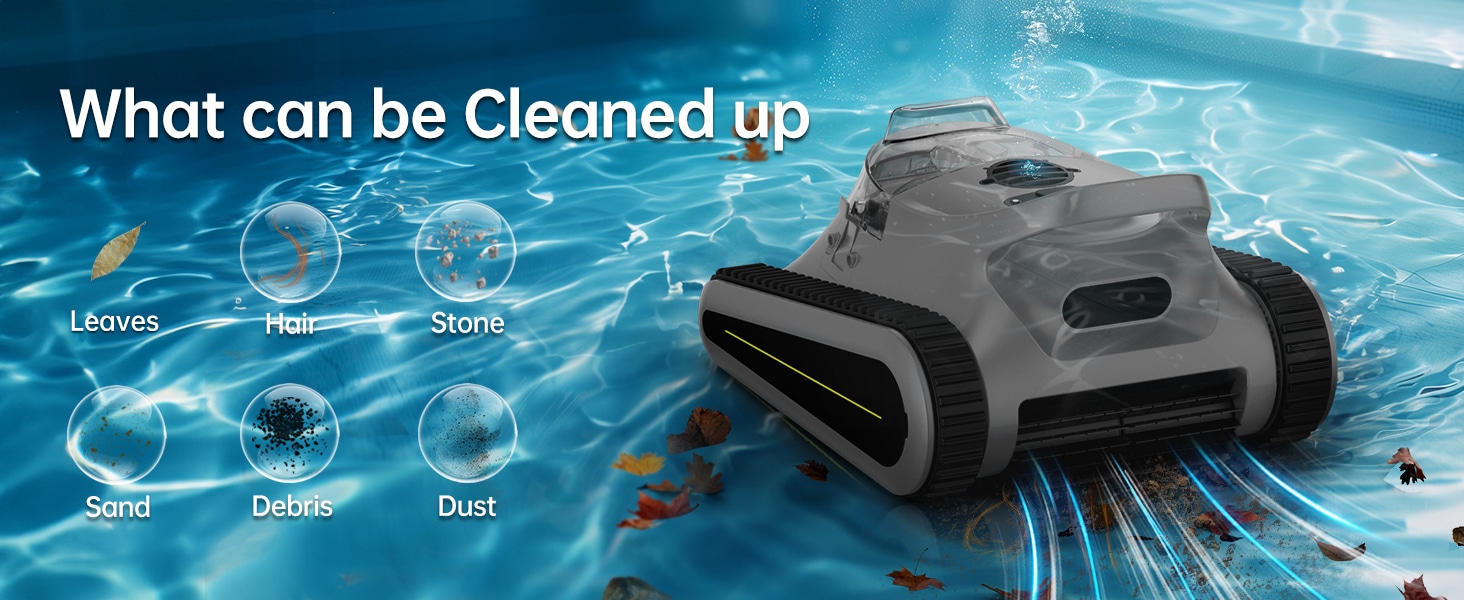 sat0004 inground pool cleaners - What can be Cleaned up