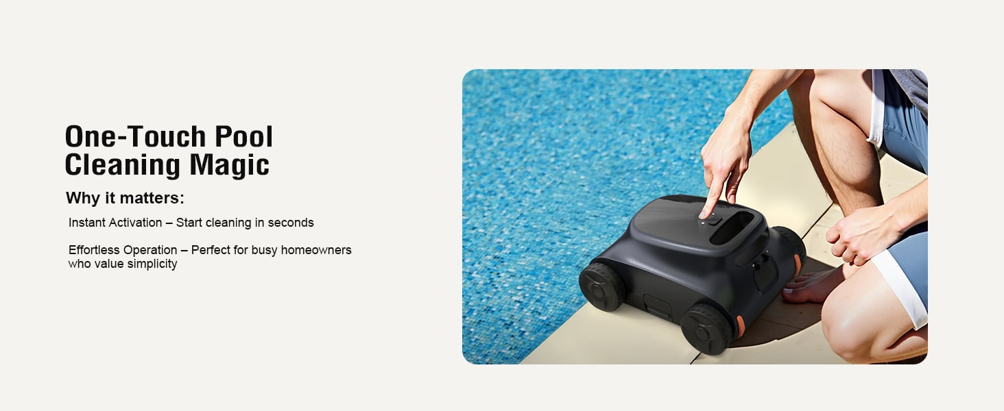 NexTrend robot pool vacuum for above ground pools
