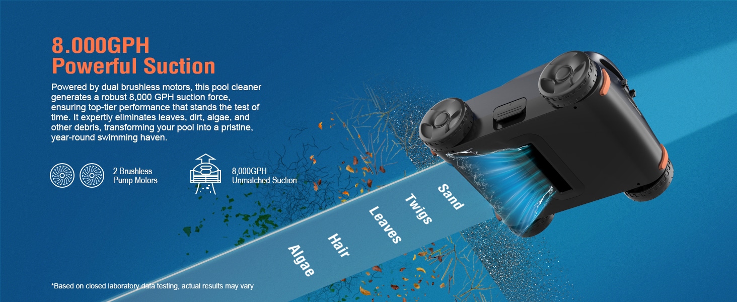 above ground pool vacuum robot